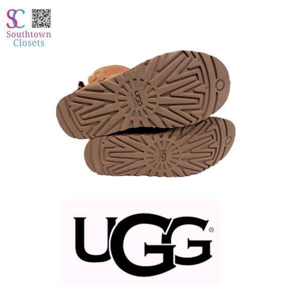 Ugg Bailey Bow Boots Size 7 GUC Super comfortable Stylish BootsI - Picture 3 of 5